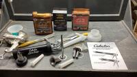 MEAT GRINDER, CABELA&rsquo;S JERKY PISTOL, SEASONINGS