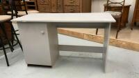 WOOD DESK PAINTED GREY