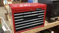 SEARS CRAFTSMAN TOOL CHEST W/RATCHET, SOCKETS, WRENCHES, TORQUE WRENCH, ALLEN WRENCHES, RATCHETING WRENCHES, SCREWDRIVERS