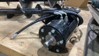 HYDRAULIC POWER + (2) AUGERS 6&rdquo; + 12&rdquo; AUGERS FOR MINI EXCAVATORS