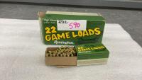 (400) LIVE ROUNDS REMINGTON .22. LR GAME LOADS&hellip;.PAL REQUIRED FOR PURCHASE