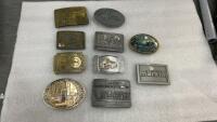 ASSORTED BELT BUCKLES
