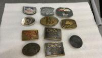 ASSORTED BELT BUCKLES
