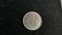 1968 CANADIAN CANOE DOLLAR COIN