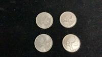 (4) 1968 CANADIAN QUARTERS