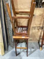 (2) WOODEN STOOL