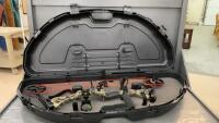 BEAR ATTITUDE COMPOUND BOW IN PLANO HARD SIDED CASE