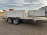 Steel Fuel tank and Pump **SELLS OFF TRAILER**