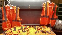 BAG OF (11) BODY GUARD HIGH VIS SAFETY VESTS - SIZE S/M