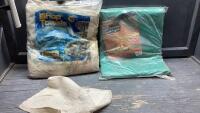 POLY TARP + SHOP TOWELS