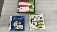 (3) NINTENDO DS GAMES