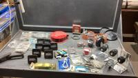 CASTER,ROLLERS, KNOB, SIDE WIND GEAR KIT, CLEVIS, HIDDEN HITCH PLUGS, HOOKS, PINS