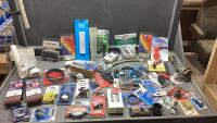 BOSCH 3 X 18 SANDING BELTS, VEHICLE VENT SWITCH, FUEL LINE, FUEL SHUT OFF VALVE