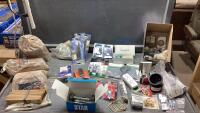 (2)BOXES - CONCRETE ANCHORS, HINGED LIGHTS, SHIMS, HOOKS
