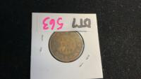 CANADA LARGE ONE CENT COIN - 1859