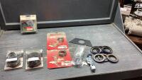 TIPPER LATCH, DEXTER SEALS, (2)SEALED BK3-100 BEARING KITS, (2)PARTIAL BK3-100 BEARING KITS, 2 LOCKS