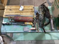 ANTIQUE FIRE EXTINGUISHERS, WELDING RODS, CUTTER