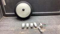 FLUSH MOUNT CEILING LIHT FIXTURE + MISC SWITCHES
