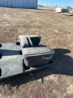 Quad backseat with toolboxes