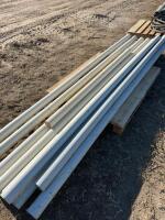 Pallet of PVC pipe