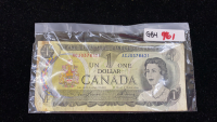 CANADIAN ONE DOLLAR BILL - 1973