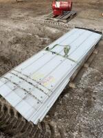 32 sheets of used Steel sheeting