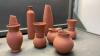PAINTED VASES - AZTEC BROWN - 2