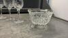 COLLECTION OF CRYSTAL ITEMS - MOST ARE PINWHEEL - 2