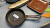 ASSORTED HOUSEHOLD ITEMS - SMALL CAST ION PAN, MUGS, BOWLS ETC - 4