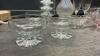 BOX OF CLEAR GLASSWARE - 3