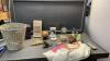 BOX & BASKET OF DECOR ITEMS
