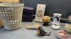 BOX & BASKET OF DECOR ITEMS - 3