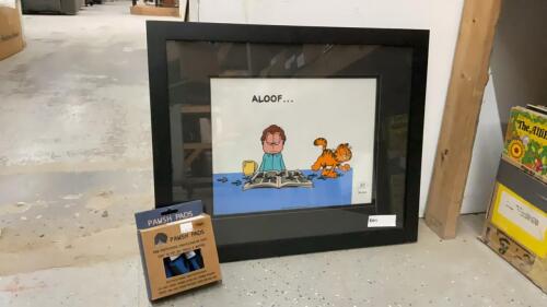 PAWSH PADS PAW PROTECTORS & GARFIELD PICTURE