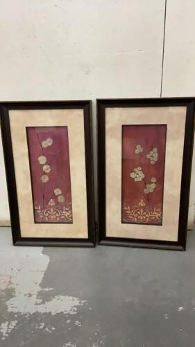 (2) FLORAL PICTURES
