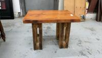 CHUNKY HOME BUILT SIDE TABLE