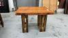 CHUNKY HOME BUILT SIDE TABLE