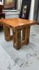 CHUNKY HOME BUILT SIDE TABLE - 2