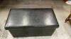 BLACK PADDED STORAGE BENCH - 2