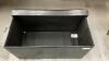 BLACK PADDED STORAGE BENCH - 3
