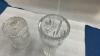 (2) PINWHEEL CRYSTAL PIECES - VASE & COVERED CANDY DISH - 2