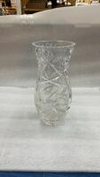 PINWHEEL CRYSTAL VASE