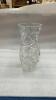 PINWHEEL CRYSTAL VASE