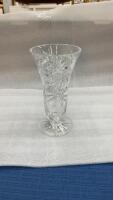 PINWHEEL CRYSTAL VASE