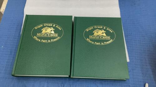 MAPLE CREEK & AREA HISTORY BOOK - &ldquo;WHERE PAST IS PRESENT&rdquo; - VOLUMNS 1 & 2