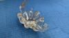 ALTA GLASS SWAN CANDY DISH - SLIGHT PINK COLOR - HAS STICKER - 4