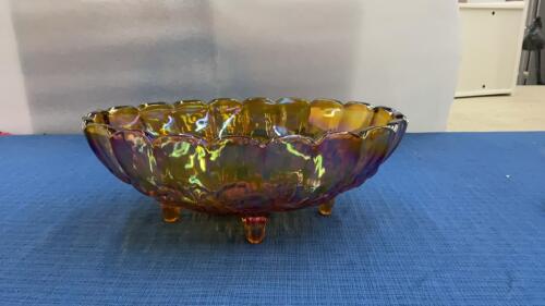 CARNIVAL GLASS IRIDESCENT BOWL