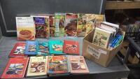 BOX OF COOKBOOKS + SOME MISC MAGAZINES