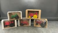 (4) AUBURN RUBBER TRACTORS & ONE METAL