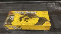(1) BOX OF GREASE MONKEY NITRILE GLOVES SIZE XXL