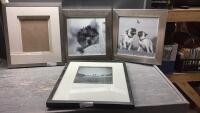 (3) FRAMED PRINTS + (1) FRAME